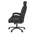 Scranton & Co Big & Tall Ergonomic Executive Office Chair in Black