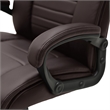 Scranton & Co Big & Tall Ergonomic Executive Office Chair in Brown
