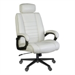 Scranton & Co Big & Tall Ergonomic Executive Office Chair in Cream