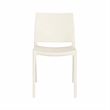 Scranton & Co 12 Pack Indoor Outdoor Plastic Stacking Chairs in White Down