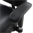 Scranton & Co Multi-Shift Big & Tall Vinyl Office Chair on Wheels in Black