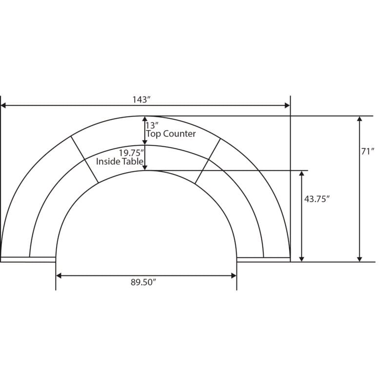 Scranton & Co 143.50 x 71