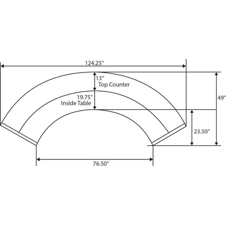 Scranton & Co 124.25 x 49