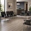 Scranton & Co Guest Reception & Waiting Room Chair with Arms in Black