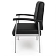 Scranton & Co Guest Reception & Waiting Room Chair with Arms in Black