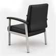 Scranton & Co Guest Reception & Waiting Room Chair with Arms in Black