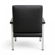 Scranton & Co Guest Reception & Waiting Room Chair with Arms in Black