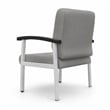 Scranton & Co Guest Reception & Waiting Room Chair with Arms in Gray Vinyl
