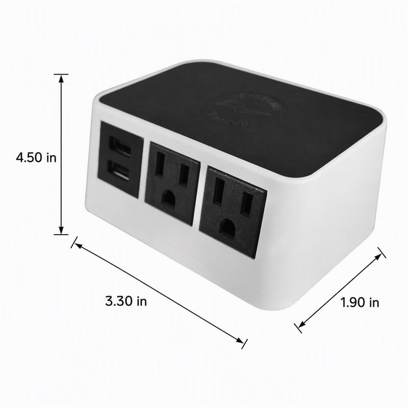 Scranton & Co Duo Power Station with Wireless Charging and USB Ports