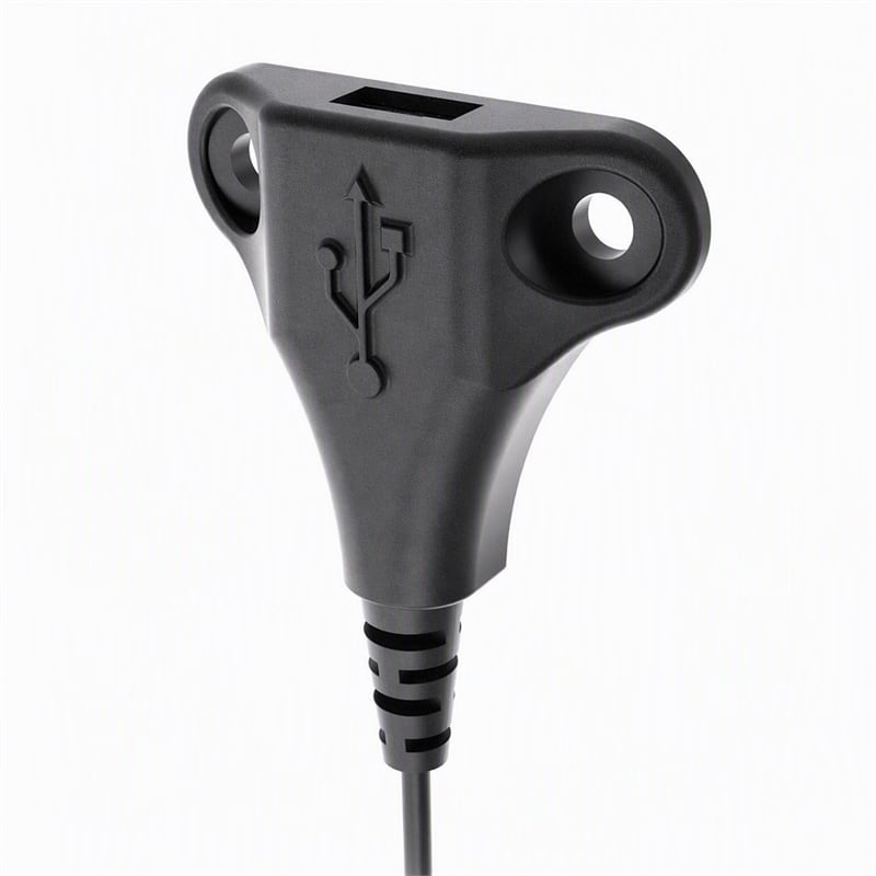 Scranton & Co Single USB-A Stingray Mountable Charger in Black