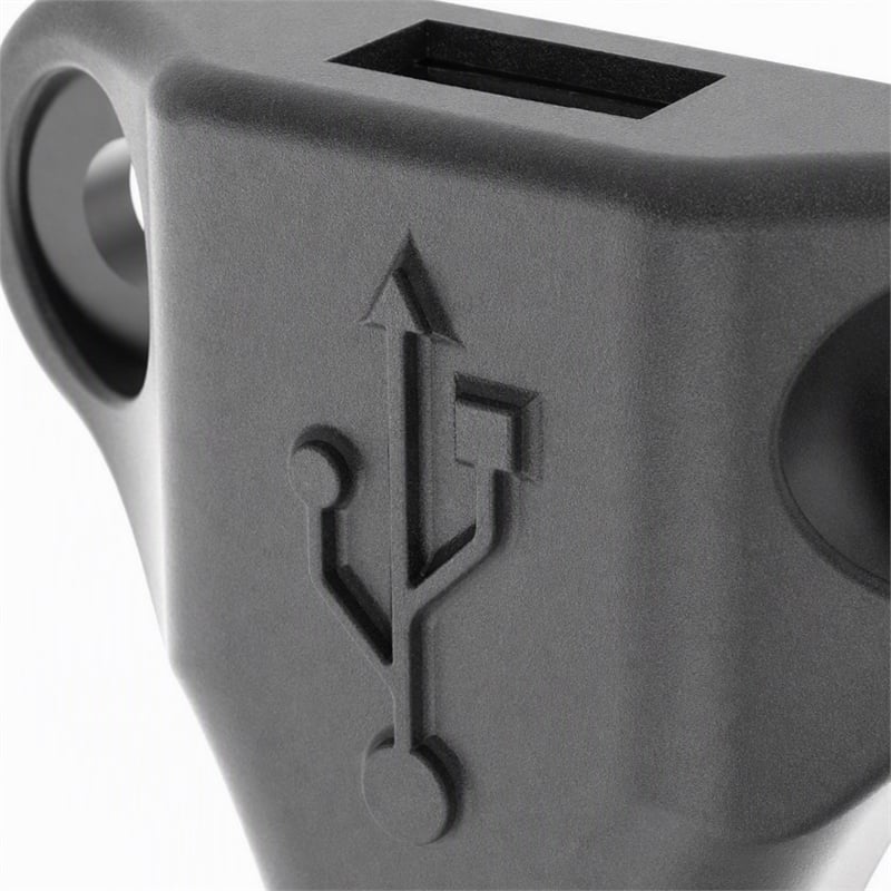 Scranton & Co Single USB-A Stingray Mountable Charger in Black