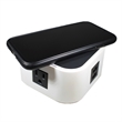 Scranton & Co Quad Power Station with Wireless Charging in White