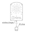 Scranton & Co Wireless Distance Charger with 10W Power in Black
