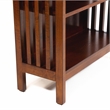 Scranton & Co Wood 5-Shelf Bookcase in Antique Oak Finish