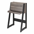 Scranton & Co Farmhouse Fold Down Wood Desk in Distressed Gray/Black