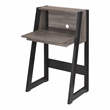 Scranton & Co Farmhouse Fold Down Wood Desk in Distressed Gray/Black