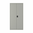 Scranton & Co Metal Janitorial Storage Cabinet in Light Gray 36