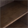 Scranton & Co Rubberwood 3-Shelf Bookcase with Drawers in Walnut Brown