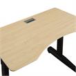 Scranton & Co Metal Adjustable Short Standing Desk in Black Finish