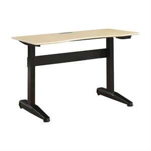 Scranton & Co Metal Adjustable Short Standing Desk in Black Finish