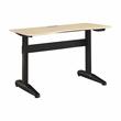 Scranton & Co Metal Adjustable Short Standing Desk in Black Finish