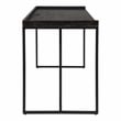 Scranton & Co Modern Wood Computer Desk with USB Port in Black