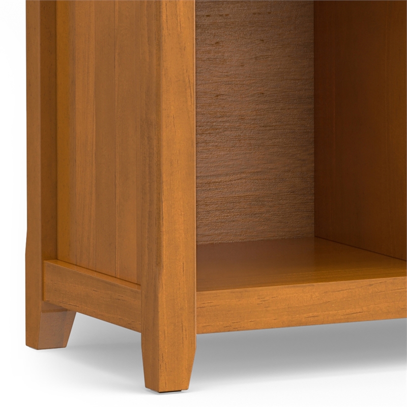Scranton & Co 8-Cube Light Golden Brown Wood Sofa Table