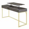 Scranton & Co Contemporary Lift-Top Writing Desk in Walnut Finish