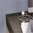 Scranton & Co Writing Desk with USB Port in Walnut Finish