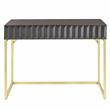 Scranton & Co Writing Desk with USB Port in Walnut Finish