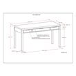 Scranton & Co Solid Wood 60