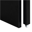 Scranton & Co Sliding Desk with Drawer Engineered Wood Black Compact Design