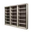 Scranton & Co 94-Inch Tall 3-Piece Wood Bookcase Wall in White
