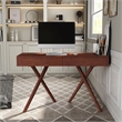Scranton & Co Wood Writing Desk with USB in Dark Cherry Finish