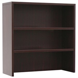 Scranton & Co 35&quot Wide Open Hutch with 2 Shelves in Mahogany