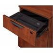 Scranton & Co Box File Pedestal with 2 Locking Drawers in Rich Cherry