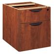 Scranton & Co Box File Pedestal with 2 Locking Drawers in Rich Cherry