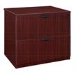 Scranton & Co 2 Drawer Locking Lateral File Cabinet in Mahogany