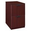 Scranton & Co Deskside 2 Drawer File Cabinet in Classic Mahogany
