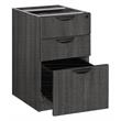 Scranton & Co Box Box File Pedestal with 3 Locking Drawers in Ash Grey