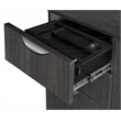 Scranton & Co Box Box File Pedestal with 3 Locking Drawers in Ash Grey