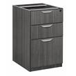 Scranton & Co Box Box File Pedestal with 3 Locking Drawers in Ash Grey