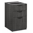 Scranton & Co Box Box File Pedestal with 3 Locking Drawers in Ash Grey