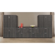 Scranton & Co 2 Drawer Locking Lateral File Cabinet in Ash Grey