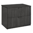 Scranton & Co 2 Drawer Locking Lateral File Cabinet in Ash Grey