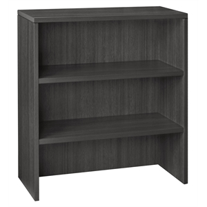 Scranton & Co 35&quot Open Wood Hutch with 2 Shelves in Ash Grey