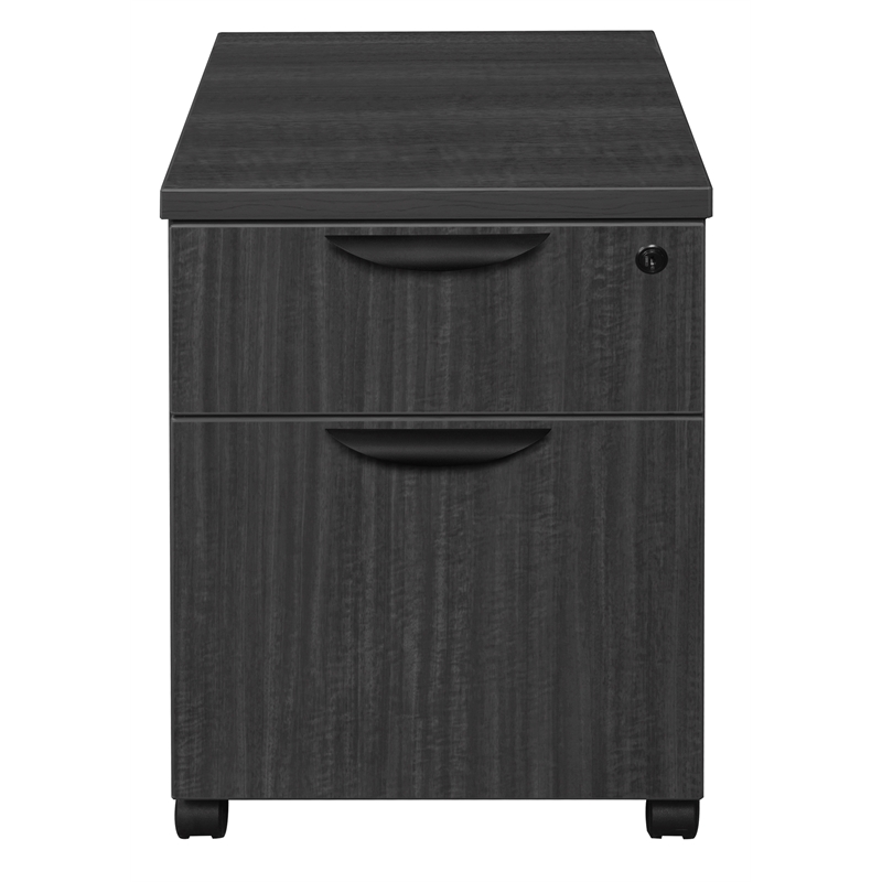 Scranton & Co Box File Mobile Pedestal with 2 Drawers in Ash Grey