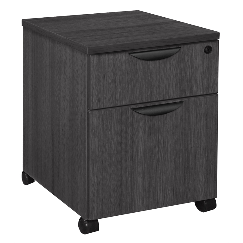 Scranton & Co Box File Mobile Pedestal with 2 Drawers in Ash Grey
