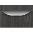 Scranton & Co Deskside 2 Drawer File Cabinet in Stylish Ash Grey