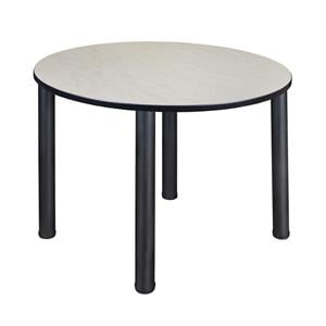 Scranton & Co 48&quot Round Breakroom X-Base Table in Natural Maple